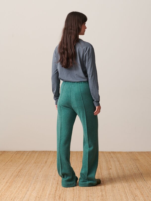 luckylon pantaloni blu verde
