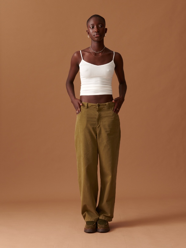oona pantaloni corteccia