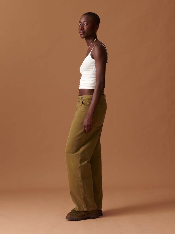 oona pantaloni corteccia