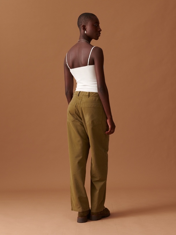 oona pantaloni corteccia