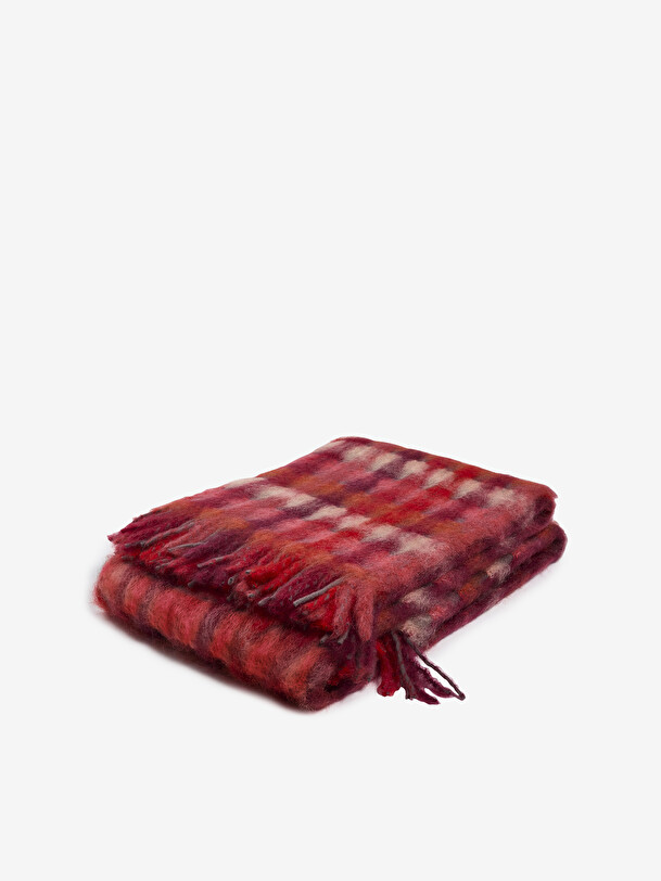 mia rossa e prugna coperta 130x200 multicolore