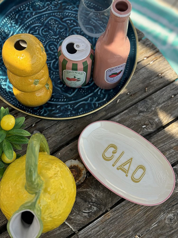 assiette ciao - kersten bianco