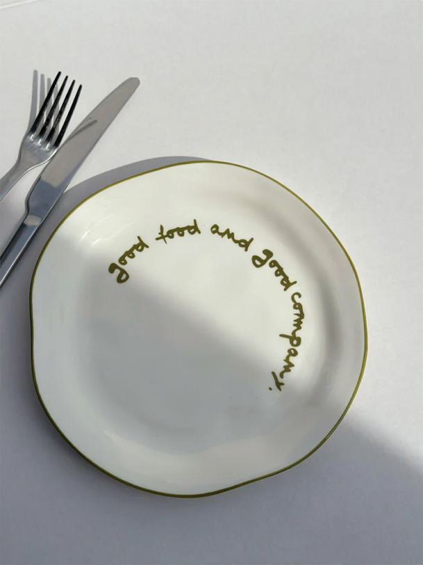 assiette buon cibo buona compagnia - leclettico stile di vita verde
