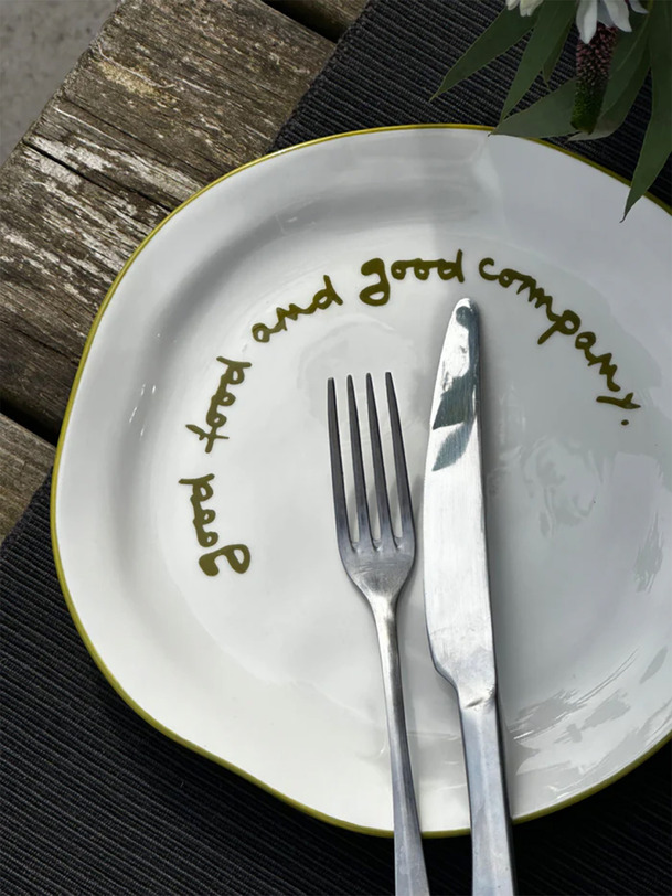 assiette buon cibo buona compagnia - leclettico stile di vita verde