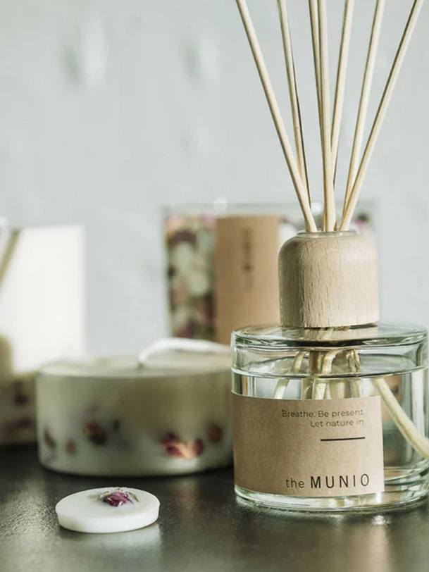 diffuseur rose 100ml - il munio trasparente