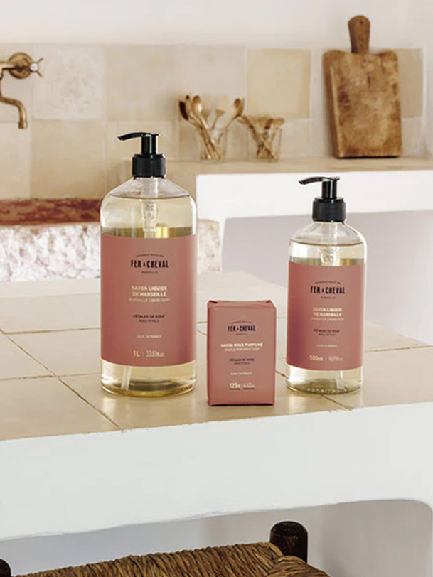 savon solide pÊtale de rose - fer a cheval rosa