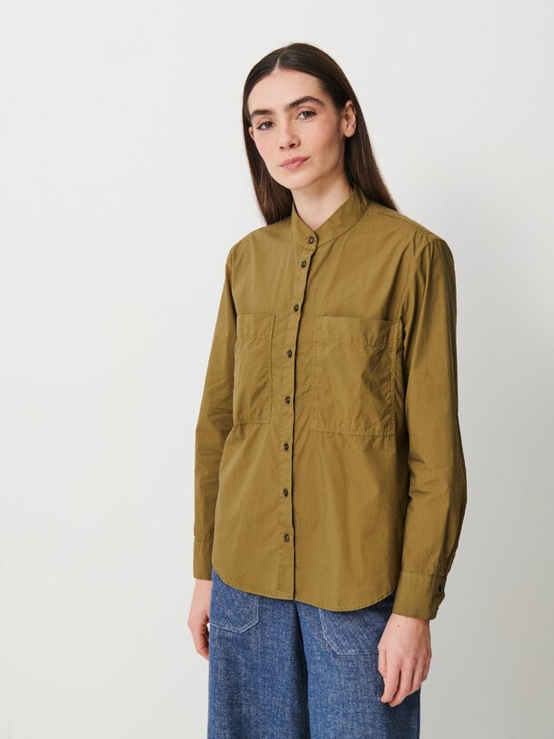 oleya camicia oliva scuro