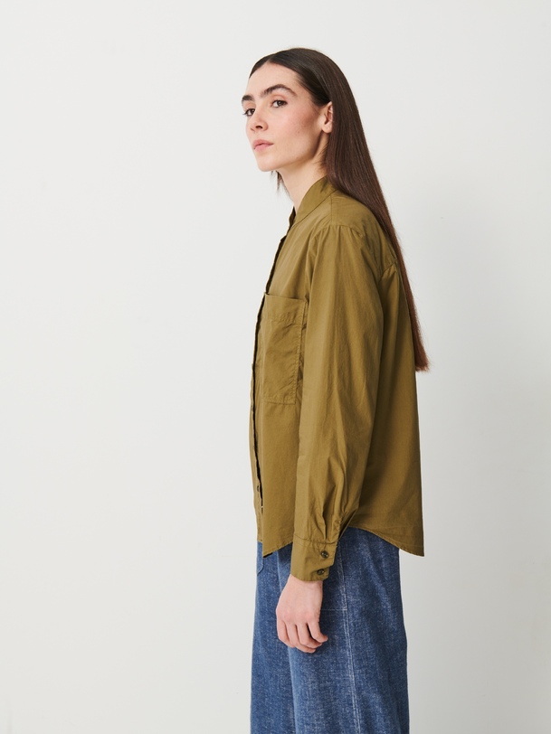 oleya camicia oliva scuro