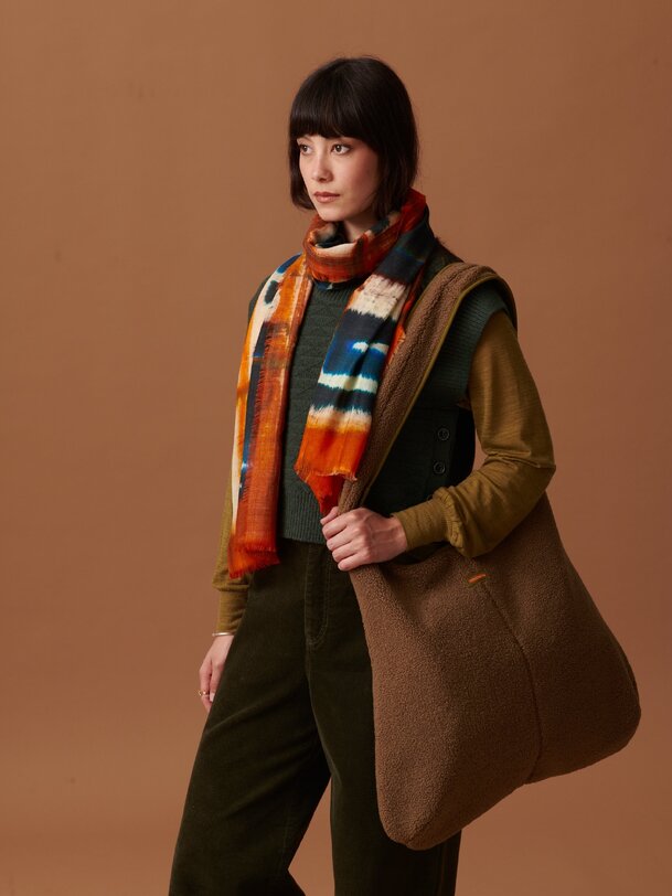 shopping bag nibella khaki