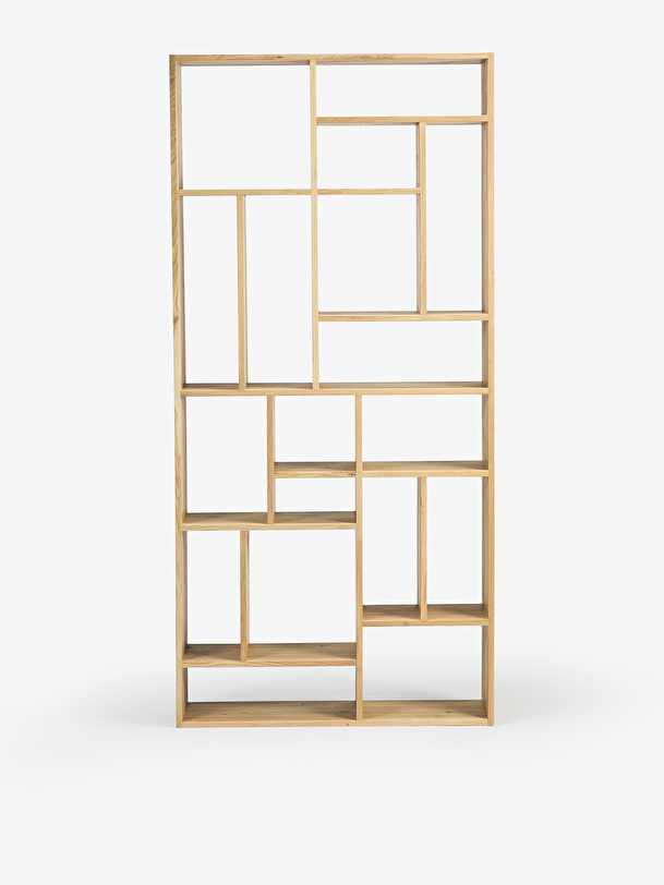 etagere m 104x30x219 rovere chiaro
