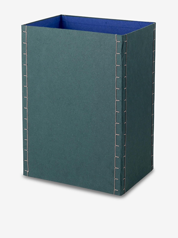 verde blu pieghevole cesto 21x30x42 verde