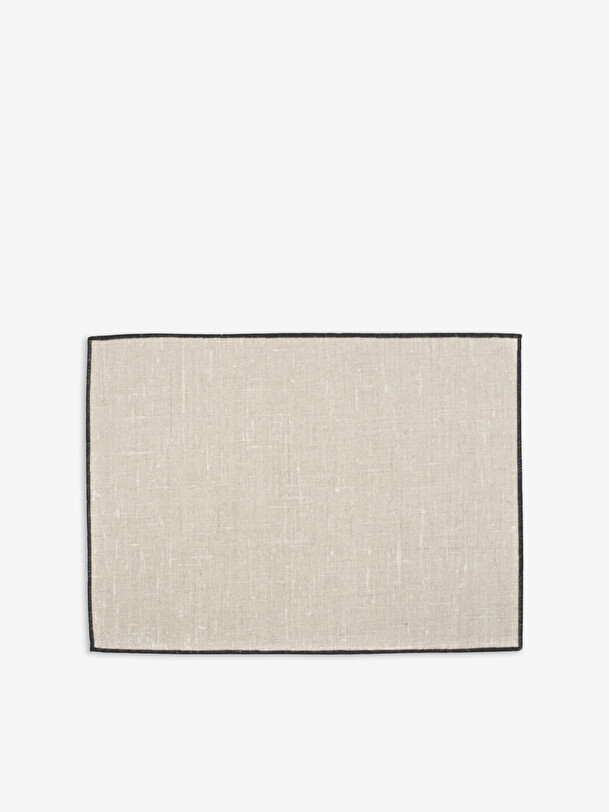 set naturale rivestimento in lino tabella 35x48 naturale