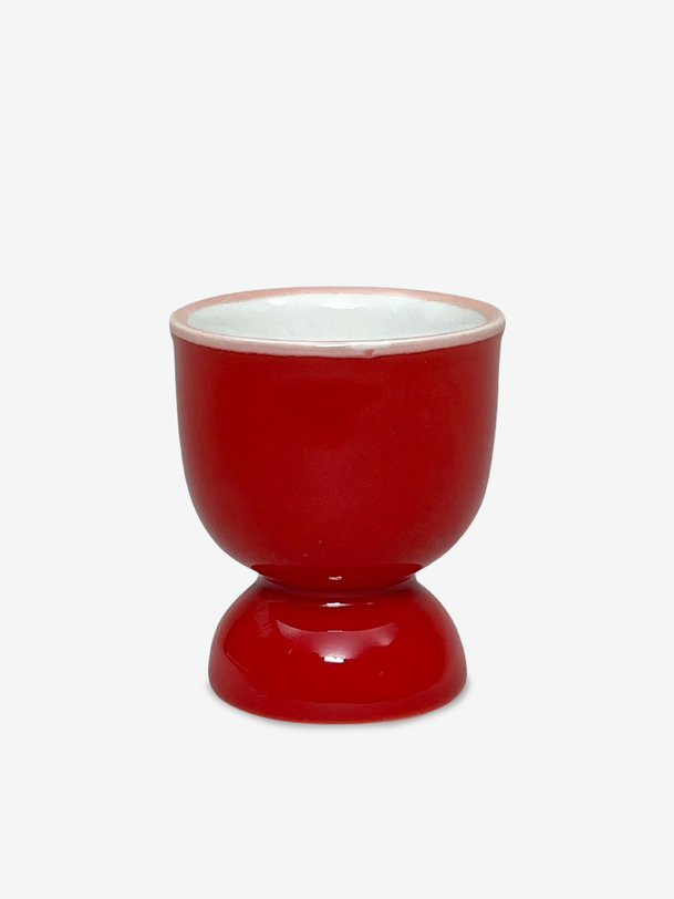coquetier en céramique - bazar de luxe red