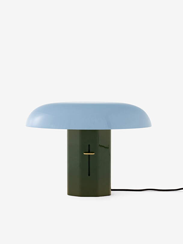 bluverde lampada da tavolo verde