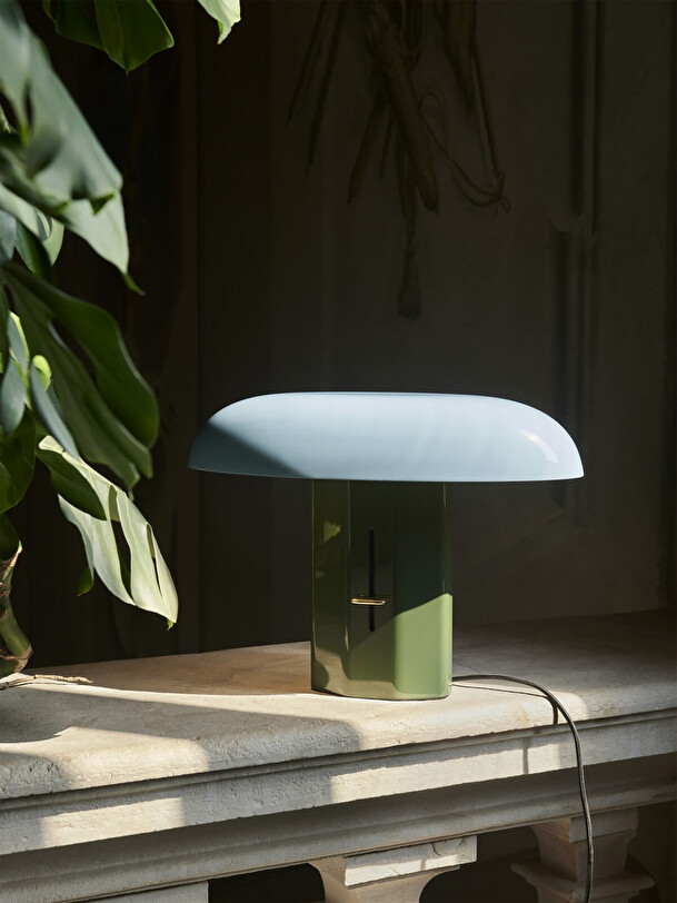 bluverde lampada da tavolo verde
