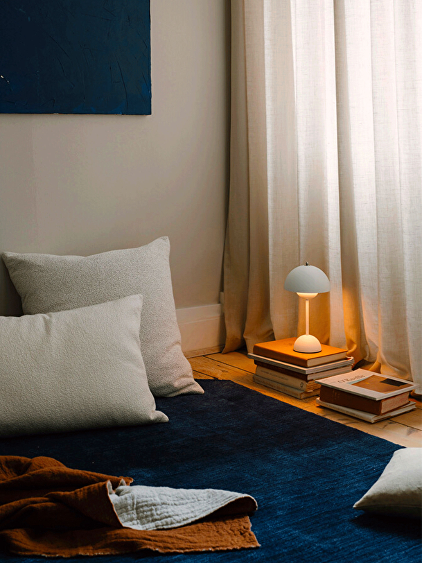 vaso lampada bianco mat vp9 bianco