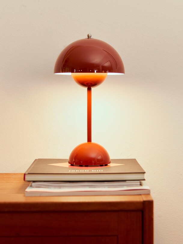 vermillon vaso lampada nomad ebene