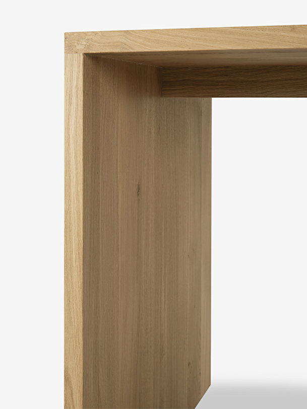 rovere u scrivania in rovere chiaro