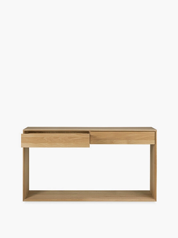 la quercia nordica console - l160 cm rovere chiaro