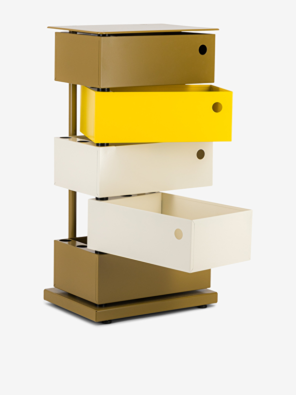 girevole mobili giallo