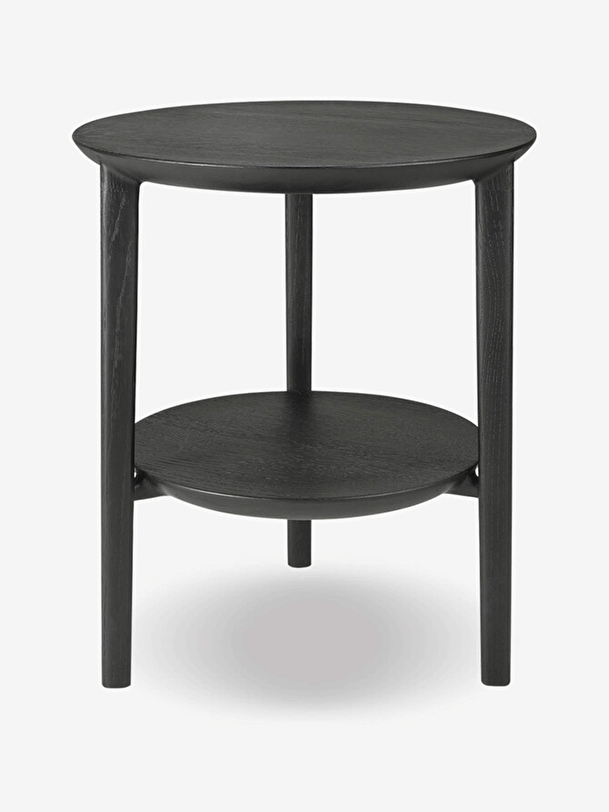 rovere bok tavolino nero
