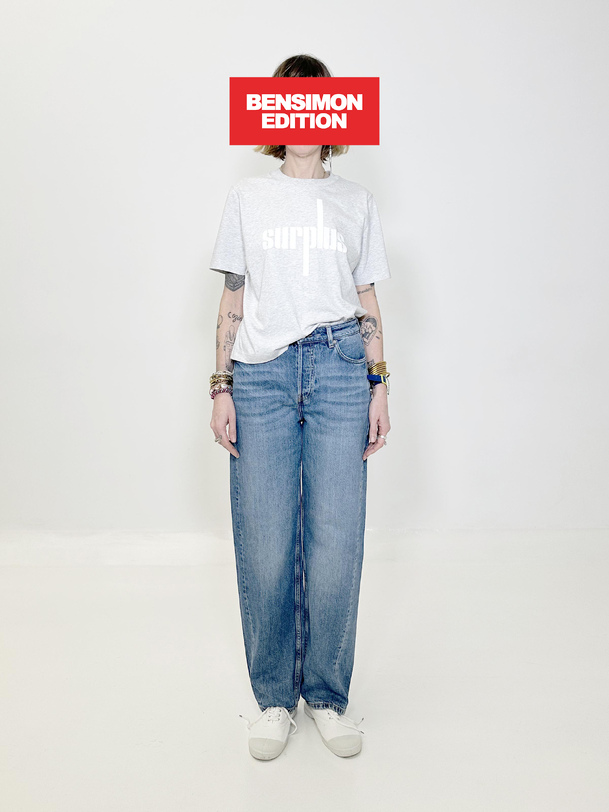 t-shirt narbonne bensimon edition grigio erica
