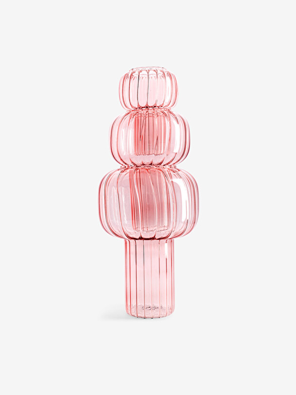 vaso di torsione di s rosa d9.5 h13 rosa