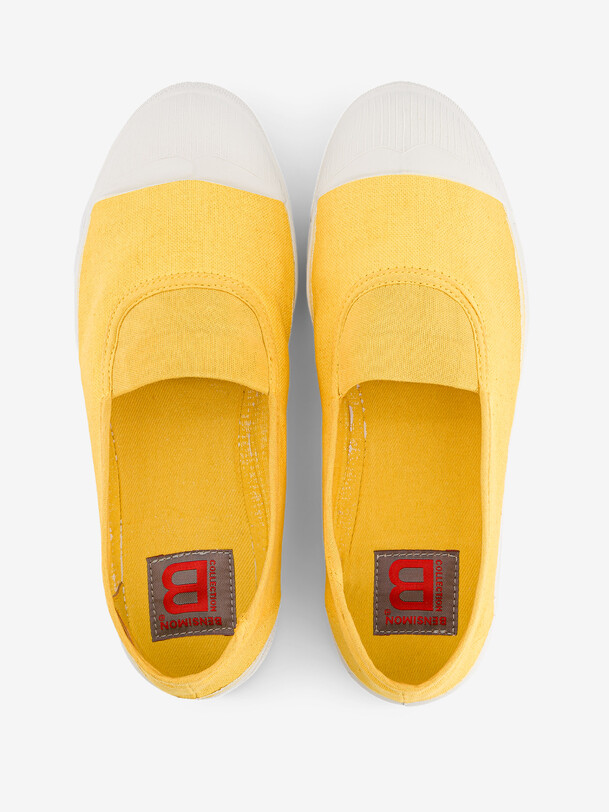 le donne elastico tennis oro pulsante