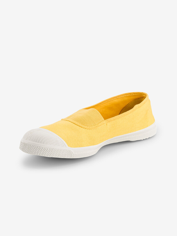 le donne elastico tennis oro pulsante