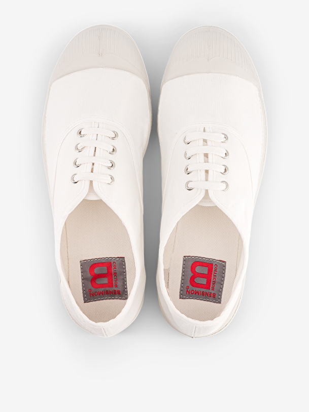 tennis delle donne scarpe con laccio bianco